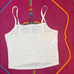 Victoria's Secret Cream Camisole with Button Accents